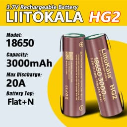 1-24pcs LiitoKala HG2 18650 3000mAh battery 3.6V discharge 20A dedicated High power discharge +DIY Nicke
