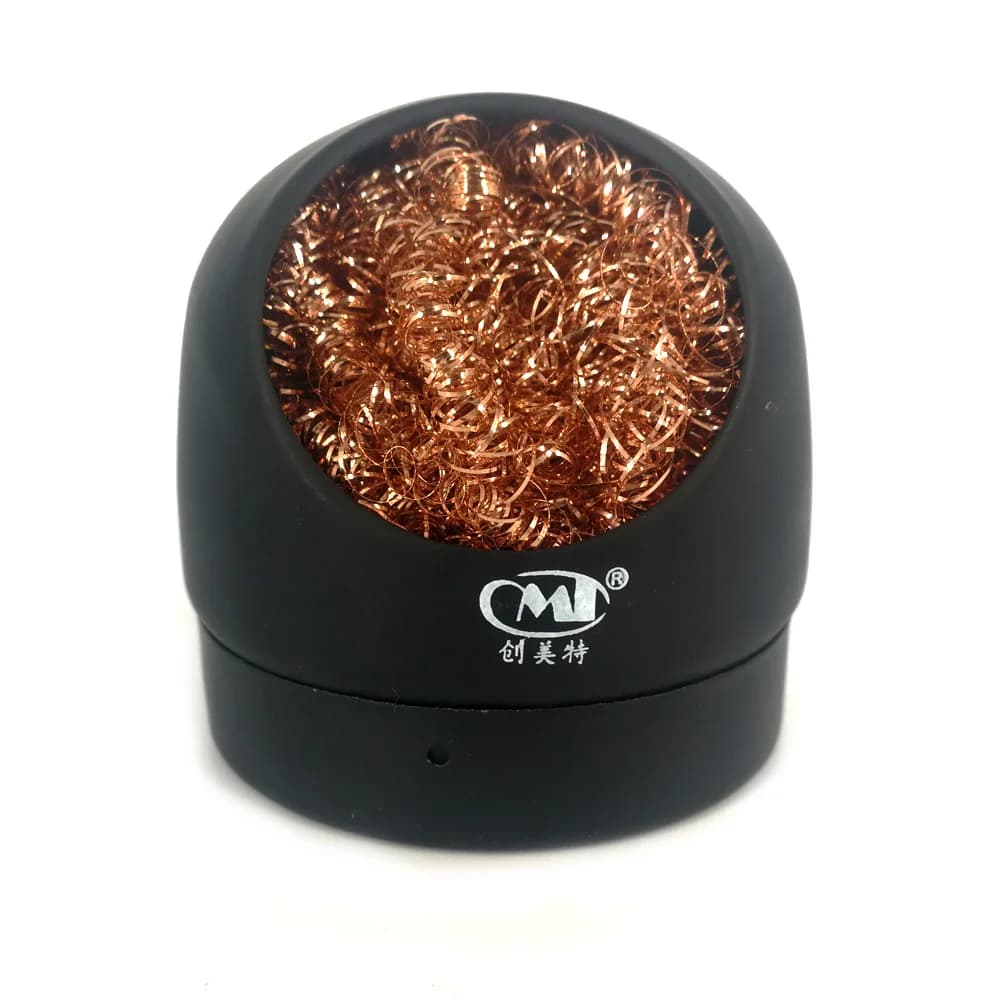 2019 soldering iron cleaner Wire With Stand Set Welding head Solder Iron Tip Cleaner Cleaning Steel Hot Sale