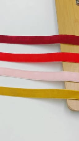 10 Yards 1cm Soft Velvet Elastic Ribbon For DIY Sewing Headband Clips Bow Wedding Christmas Decoration 23 Colors