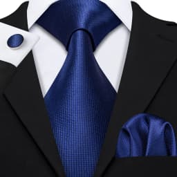 Men Tie Gold Navy Blue Striped Tie 3.4" Jacquard Party Wedding Woven Fashion Designers Necktie For Men silk Business