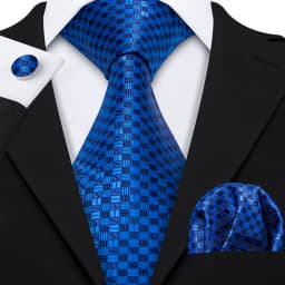 Men Tie Gold Navy Blue Striped Tie 3.4" Jacquard Party Wedding Woven Fashion Designers Necktie For Men silk Business
