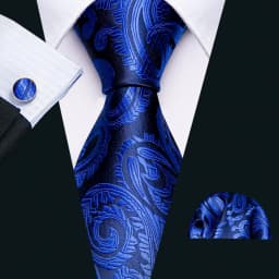 Men Tie Gold Navy Blue Striped Tie 3.4" Jacquard Party Wedding Woven Fashion Designers Necktie For Men silk Business