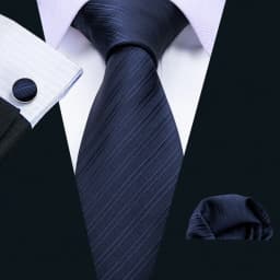 Men Tie Gold Navy Blue Striped Tie 3.4" Jacquard Party Wedding Woven Fashion Designers Necktie For Men silk Business