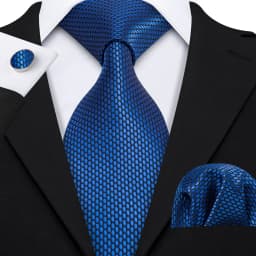 Men Tie Gold Navy Blue Striped Tie 3.4" Jacquard Party Wedding Woven Fashion Designers Necktie For Men silk Business
