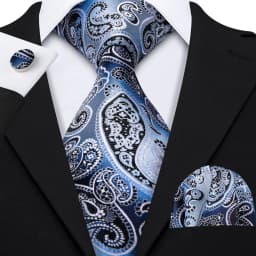 Men Tie Gold Navy Blue Striped Tie 3.4" Jacquard Party Wedding Woven Fashion Designers Necktie For Men silk Business