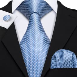 Men Tie Gold Navy Blue Striped Tie 3.4" Jacquard Party Wedding Woven Fashion Designers Necktie For Men silk Business