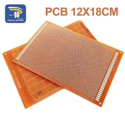 1/5/10pcs 12x18cm 12*18 Single Side Prototype 2.54mm PCB Breadboard Universal Experimental Bakelite Copper Plate Circuirt Board