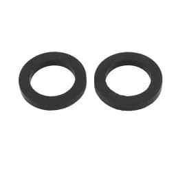Uxcell 50Pcs 10Sizes Rubber Grommet Flat Rubber O Rings Sealing Gaskets Plumbing Washers Seal Accessories for Faucet Hose Gasket