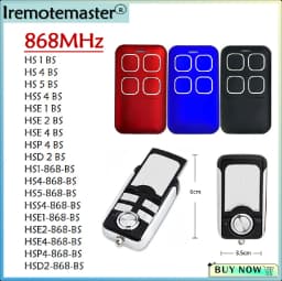 HSE4-868-BS 868MHz Hand Transmitter Garage Door Remote Control Hormann Bisecur Command HSE2 HS1 HS4 868 BS Garage Remote