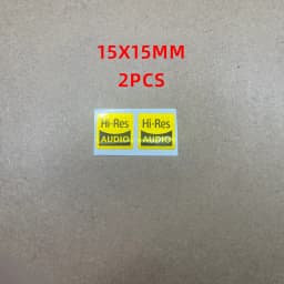 Hi-res AUDIO gold standard high-quality sound certified gold stickers high-resolution audio decorative cover stickers spot