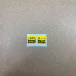 Hi-res AUDIO gold standard high-quality sound certified gold stickers high-resolution audio decorative cover stickers spot