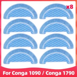 Replacement For Cecotec Conga 1090 1790 Titanium Ultra Robot Vacuum Spare Parts Accessories Main Side Brush Hepa Filter Mop Rag