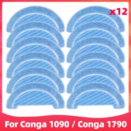 Replacement For Cecotec Conga 1090 1790 Titanium Ultra Robot Vacuum Spare Parts Accessories Main Side Brush Hepa Filter Mop Rag