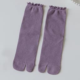 Women'S Flip Flop Sandal Split Toe Socks Agaric edge Solid Color Women Split 2 Toe Foot Finger Cotton Socks Warm Mid Tube Socks
