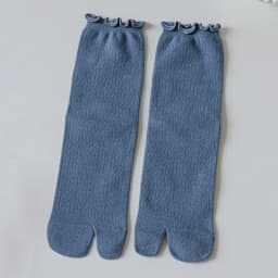 Women'S Flip Flop Sandal Split Toe Socks Agaric edge Solid Color Women Split 2 Toe Foot Finger Cotton Socks Warm Mid Tube Socks