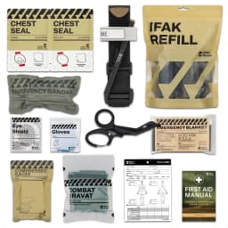 Rhino Rescue Emergency Trauma Kit Combat Tactical IFAK For First Aid Response Supplies