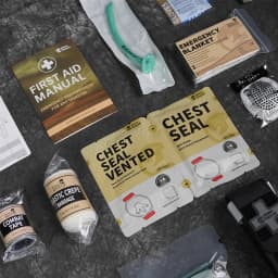 Rhino Rescue Emergency Trauma Kit Combat Tactical IFAK For First Aid Response Supplies