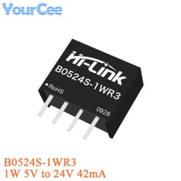 5PCS/1PC 1W 2W DC-DC Isolated Power Module 24V/12V/5V to 24V/12V/9V/5V/3.3V B2403S B2424S B1205S B0509S B0524S Non Regulated