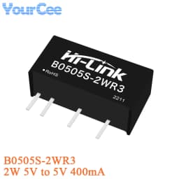 5PCS/1PC 1W 2W DC-DC Isolated Power Module 24V/12V/5V to 24V/12V/9V/5V/3.3V B2403S B2424S B1205S B0509S B0524S Non Regulated