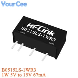 5PCS/1PC 1W 2W DC-DC Isolated Power Module 24V/12V/5V to 24V/12V/9V/5V/3.3V B2403S B2424S B1205S B0509S B0524S Non Regulated