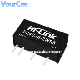 5PCS/1PC 1W 2W DC-DC Isolated Power Module 24V/12V/5V to 24V/12V/9V/5V/3.3V B2403S B2424S B1205S B0509S B0524S Non Regulated