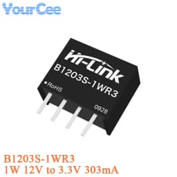 5PCS/1PC 1W 2W DC-DC Isolated Power Module 24V/12V/5V to 24V/12V/9V/5V/3.3V B2403S B2424S B1205S B0509S B0524S Non Regulated