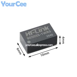 5PCS/1PC 1W 2W DC-DC Isolated Power Module 24V/12V/5V to 24V/12V/9V/5V/3.3V B2403S B2424S B1205S B0509S B0524S Non Regulated