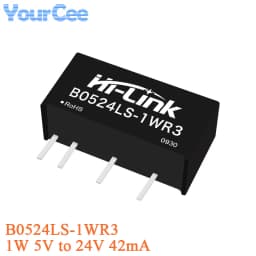 5PCS/1PC 1W 2W DC-DC Isolated Power Module 24V/12V/5V to 24V/12V/9V/5V/3.3V B2403S B2424S B1205S B0509S B0524S Non Regulated