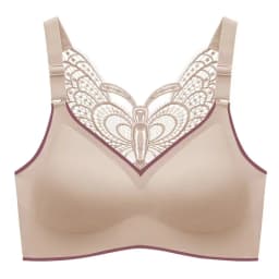 Seamless Large Size Top Women's Underwear No Steel Rings Sports Shockproof Comfortable Beautiful Back Sports Bra Thin Section