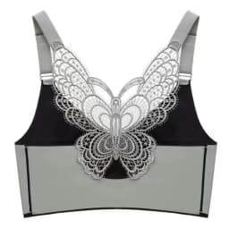 Seamless Large Size Top Women's Underwear No Steel Rings Sports Shockproof Comfortable Beautiful Back Sports Bra Thin Section