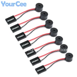 10pcs/1pc Mini Plug Speaker Motherboard Sounder Buzzer Board Beep Alarm Speaker For PC Interanal BIOS Computer Onboard Case