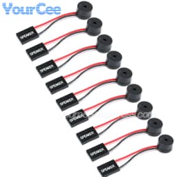 10pcs/1pc Mini Plug Speaker Motherboard Sounder Buzzer Board Beep Alarm Speaker For PC Interanal BIOS Computer Onboard Case