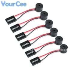 10pcs/1pc Mini Plug Speaker Motherboard Sounder Buzzer Board Beep Alarm Speaker For PC Interanal BIOS Computer Onboard Case