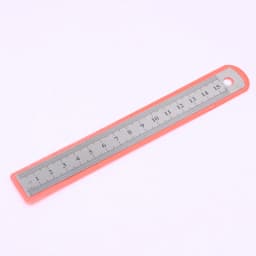 1PCS 15cm 6 Inch Ruler Precision Stainless Steel Metal Ruler Double-sided Learning Office Stationery Writing Supplies