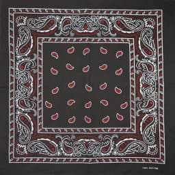 New Design Fashion Hip Hop Cotton Bandana Square Cashew Scarf Headband Tie Dye Black Red Paisley Gifts For Women/Men/Boys/Girls