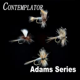CONTEMPLATOR 4 Styles 14#16# Adam Series Flies 5pcs/Box Quintessential Dry Fly Adam Parachute Wulff Irresistible Fly Fishing Lur