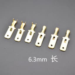 100pcs/50pcs 2.8/4.8/6.3mm Spade Crimp Terminals Electrical Insulating Sleeve Wire Connector for 22-16 AWG 0.5mm2-1.5mm2