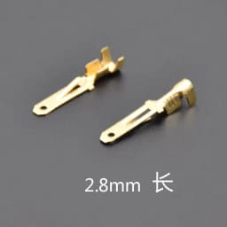 100pcs/50pcs 2.8/4.8/6.3mm Spade Crimp Terminals Electrical Insulating Sleeve Wire Connector for 22-16 AWG 0.5mm2-1.5mm2