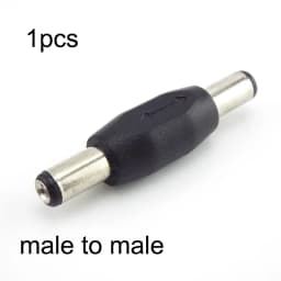 5.5mm*2.1mm Male To Male DC Power Plug Jack and Female To Female Socket Connector For CCTV Camcer Panel Mounting Adaptor