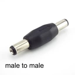 5.5mm*2.1mm Male To Male DC Power Plug Jack and Female To Female Socket Connector For CCTV Camcer Panel Mounting Adaptor