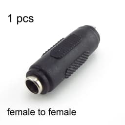 5.5mm*2.1mm Male To Male DC Power Plug Jack and Female To Female Socket Connector For CCTV Camcer Panel Mounting Adaptor