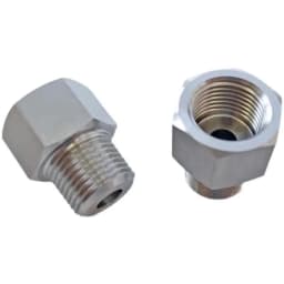 M10/14/20 1/8" 1/4" 3/8" 1/2" BSP NPT Female Male Stainlessl Reducer Bushing Pipe Fitting Connector Coupler High Pressure Gauge