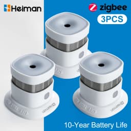 HEIMAN Zigbee 3.0 Fire alarm Smoke detector Smart Home system 2.4GHz High sensitivity Safety prevention Sensor Free Shipping