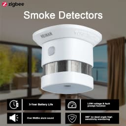 HEIMAN Zigbee 3.0 Fire alarm Smoke detector Smart Home system 2.4GHz High sensitivity Safety prevention Sensor Free Shipping