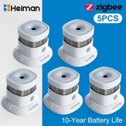HEIMAN Zigbee 3.0 Fire alarm Smoke detector Smart Home system 2.4GHz High sensitivity Safety prevention Sensor Free Shipping