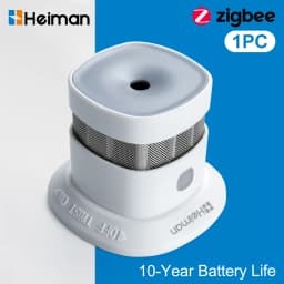HEIMAN Zigbee 3.0 Fire alarm Smoke detector Smart Home system 2.4GHz High sensitivity Safety prevention Sensor Free Shipping