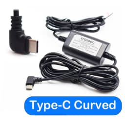 DC 12V to 5V 2A 3.1M Car Charge Cable Mini / Micro / Type-C USB Hardwire Cord Auto Charging for Dash Cam Camcorder Vehicle DVR