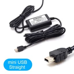 DC 12V to 5V 2A 3.1M Car Charge Cable Mini / Micro / Type-C USB Hardwire Cord Auto Charging for Dash Cam Camcorder Vehicle DVR