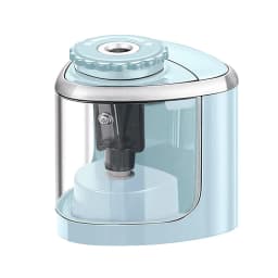 Tenwin Electric Auto Pencil Sharpener Safe Student Helical Steel Blade Sharpener for Artists Kids Adults Colored Pencils