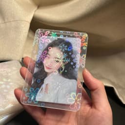 5 Pcs 10 Pcs Kpop Stationery ID Card Holder Acrylic Sheet Protector Photocard Holder Work Card Holder Korea Toploader Decor PVC